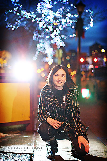 calgary nighttime photo shoot photograph