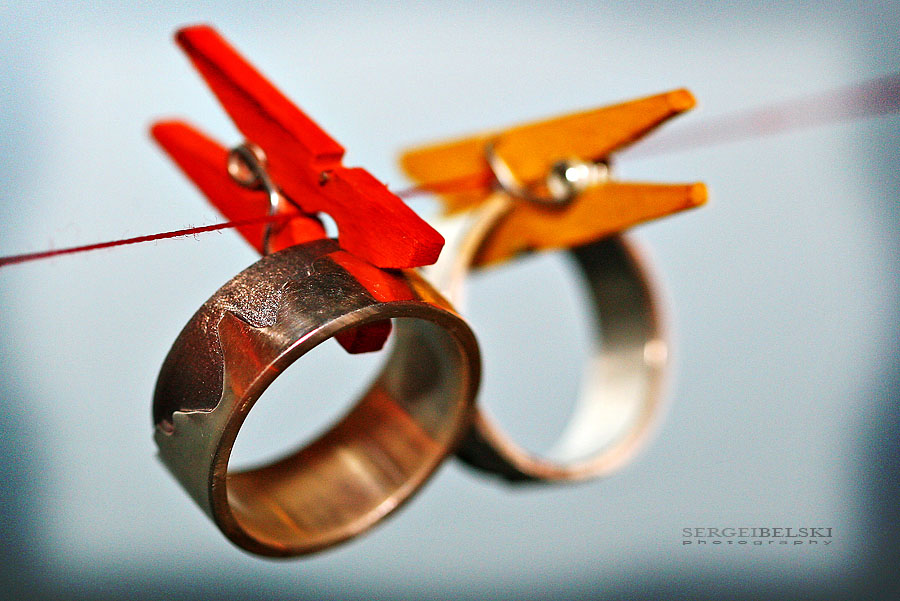 calgary wedding photographers -  wedding rings photo