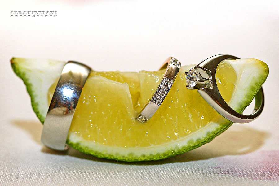 calgary wedding photographers -  wedding rings photo