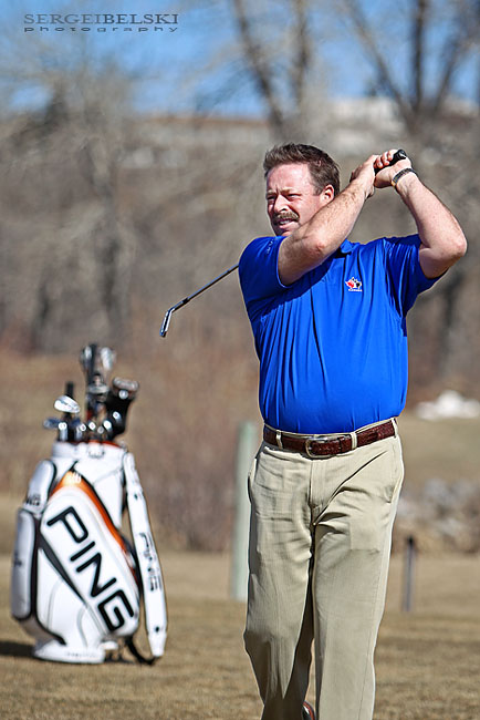 calgary photographer chinook golfer photo