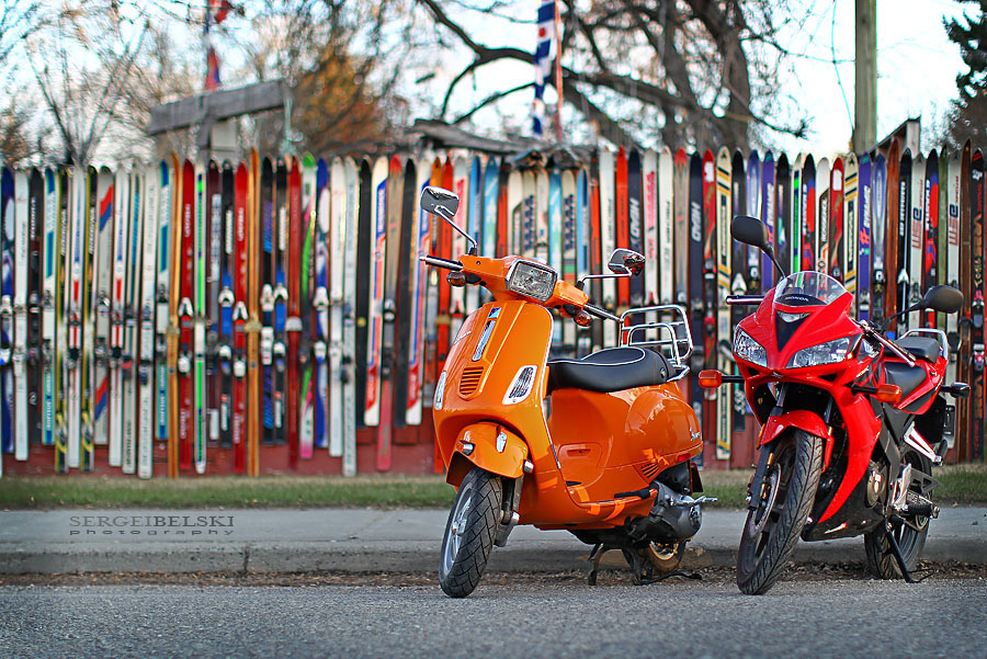 calgary wedding photographer vespa photo