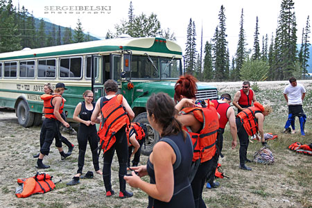 golden wedding photographer white water rafting photo