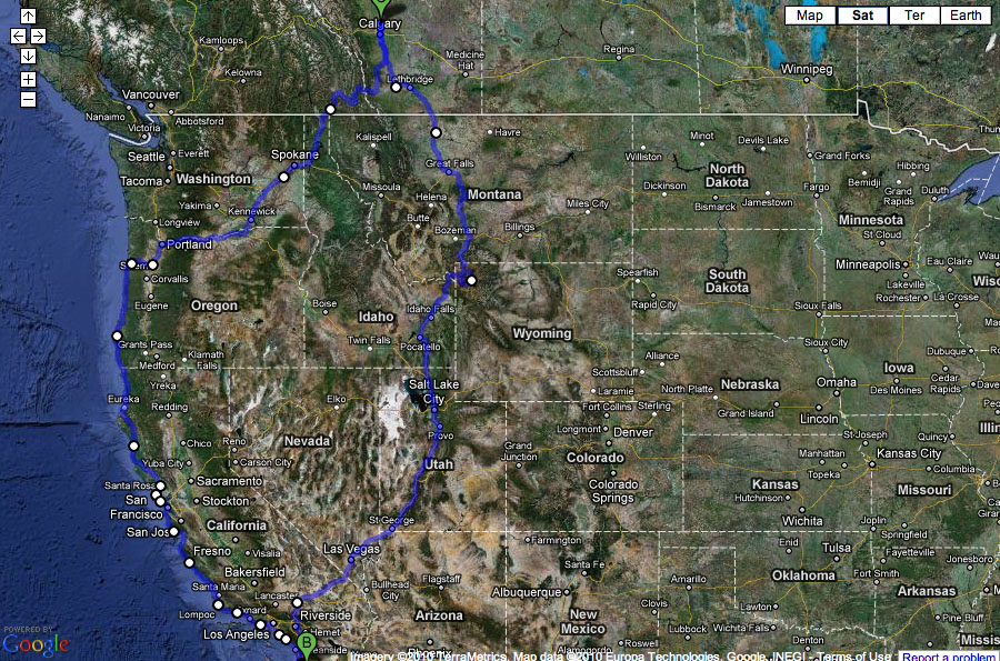 Vespa Adventures Road Map