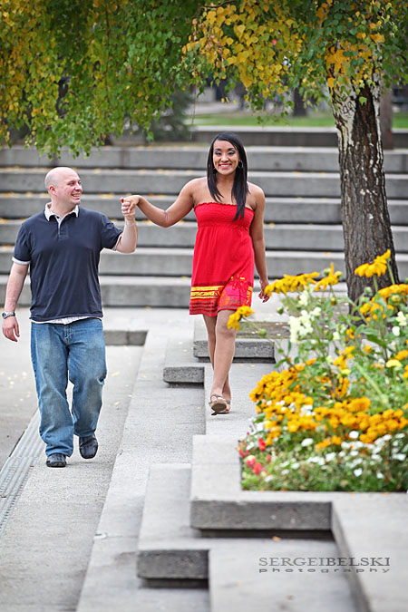 calgary wedding photographer engagement photo shoot  in calgary