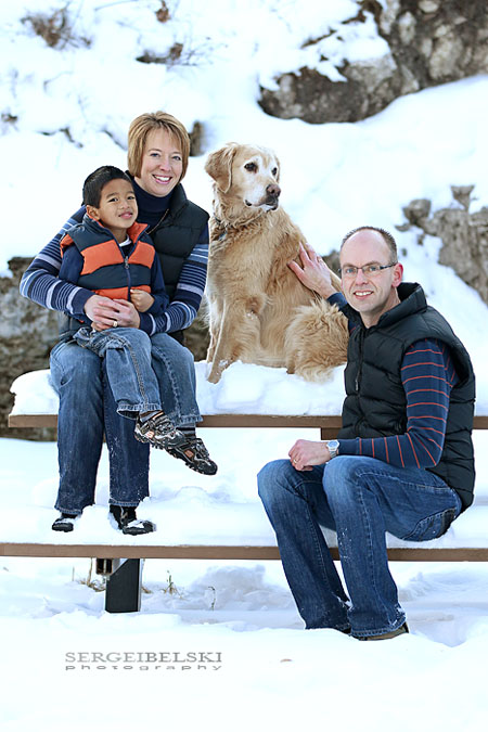 sergei belski family photo shoot