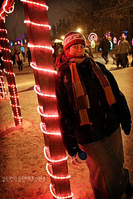 calgary zoolights photo
