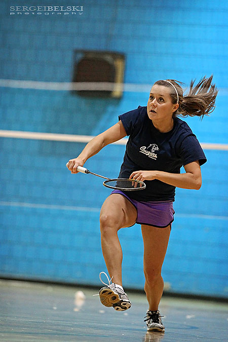 calgary sports photographer mount royal university badminton photo