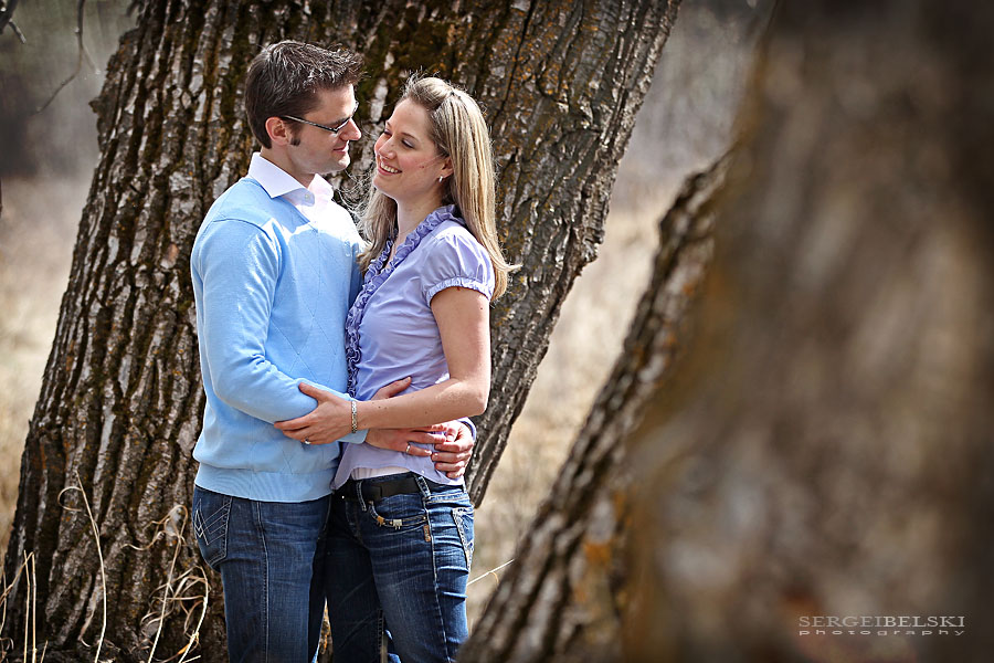 calgary wedding photographer engagement photographs