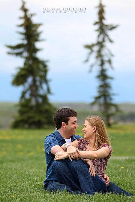 calgary wedding photographer engagement photographs