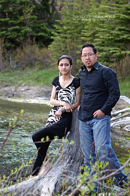 sergei belski wedding photographer engagement in banff photo