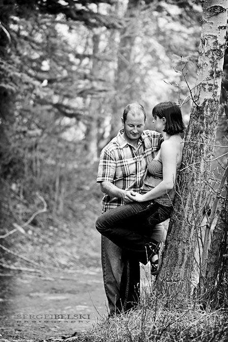 sergei belski wedding photographer engagement in kananaskis photo