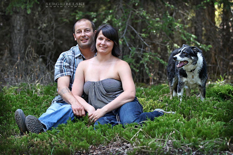 sergei belski wedding photographer engagement in kananaskis photo