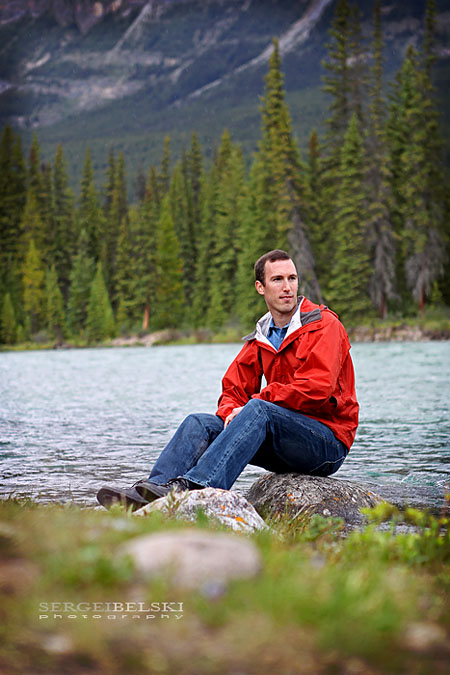 sergei belski wedding photographer engagement in banff photo
