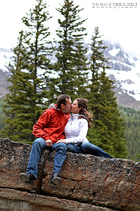sergei belski wedding photographer engagement in banff photo