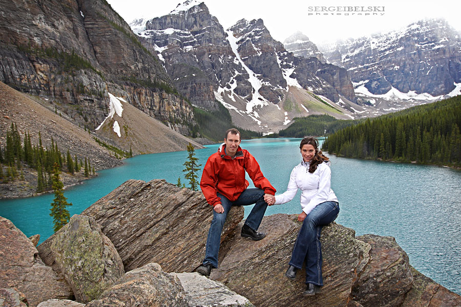 sergei belski wedding photographer engagement in banff photo