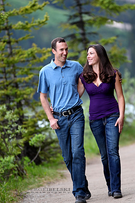 sergei belski wedding photographer engagement in banff photo