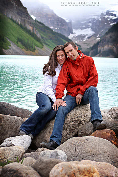 sergei belski wedding photographer engagement in banff photo