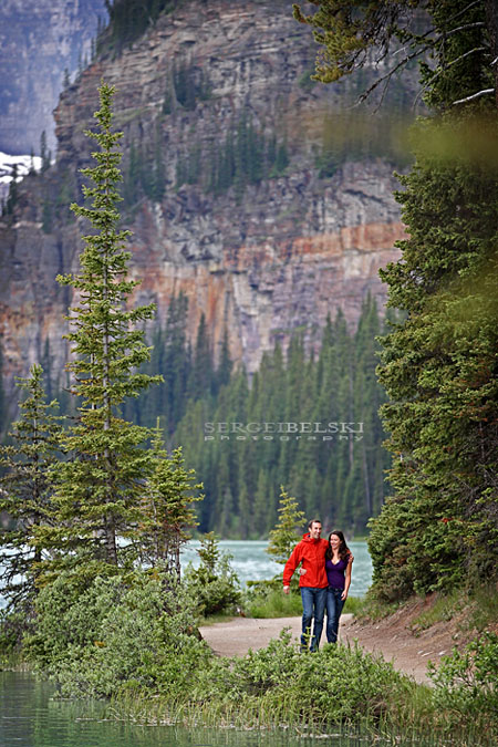 sergei belski wedding photographer engagement in banff photo