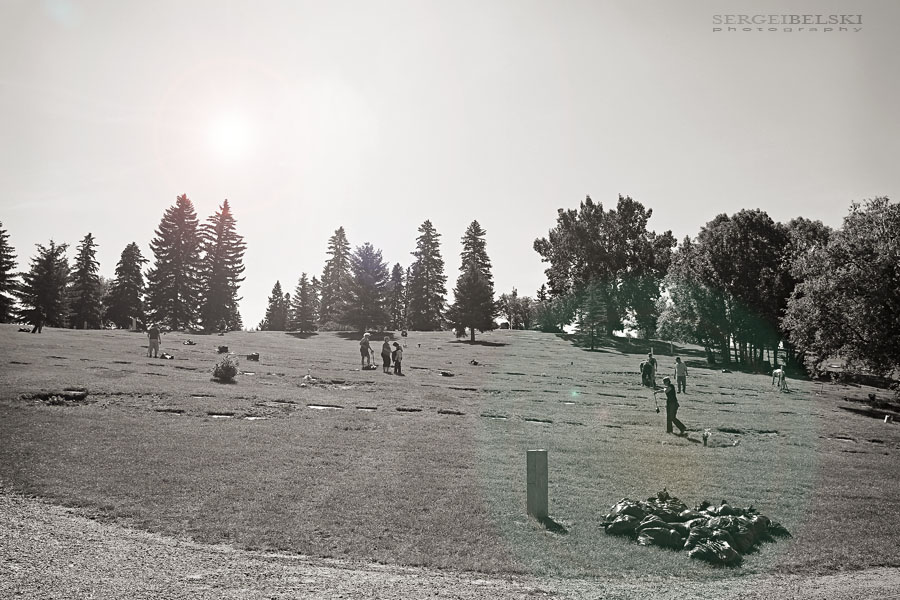 sergei belski volunteer work cemetery photo