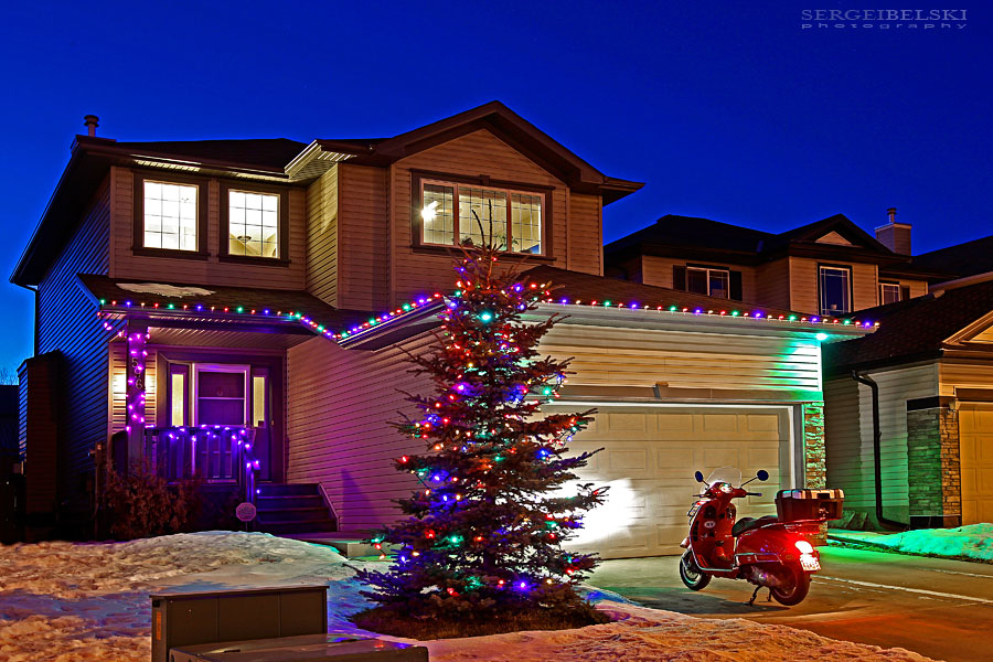 vespa adventures christmas home photo