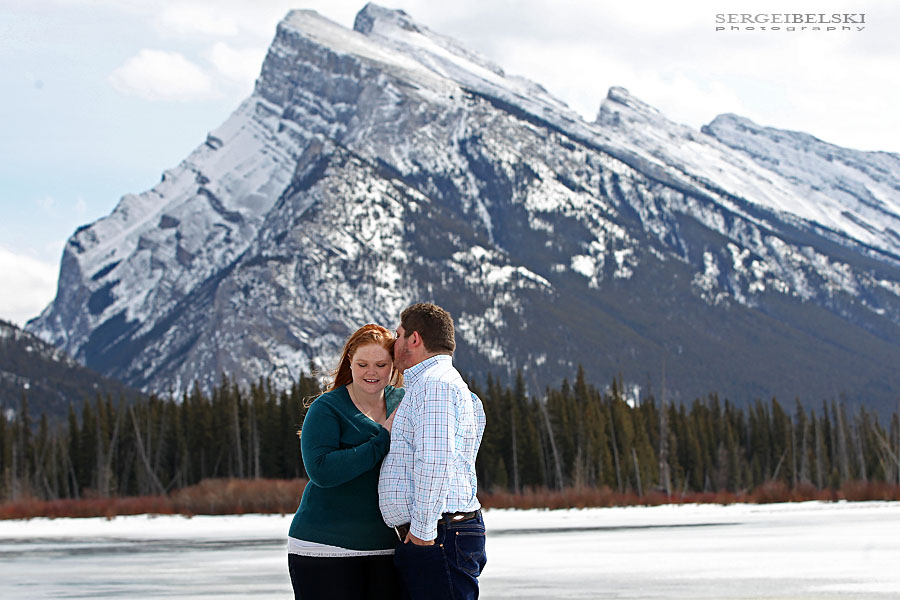 banff engagement photo