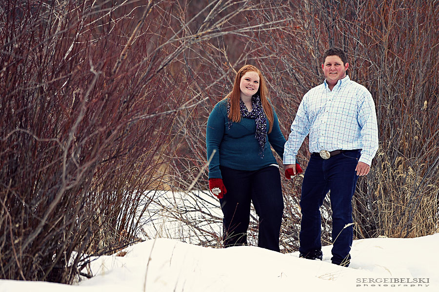 banff engagement photo