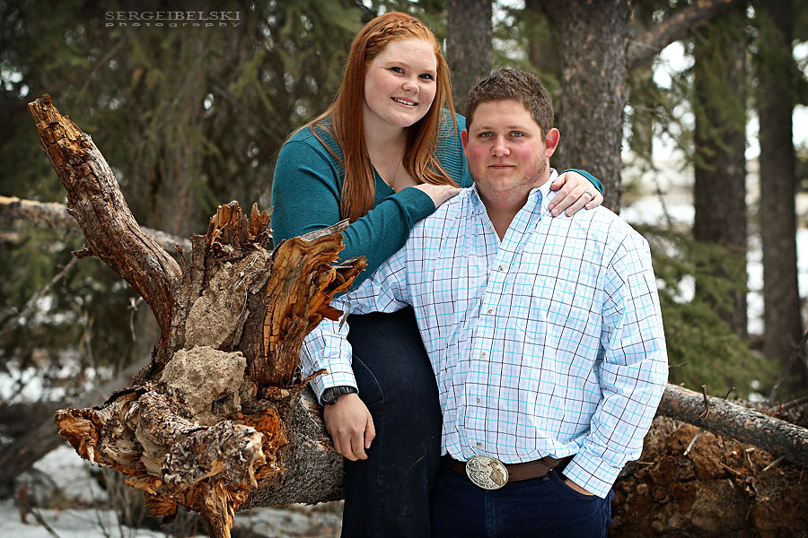 banff engagement photo