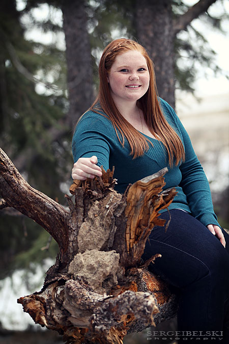 banff engagement photo