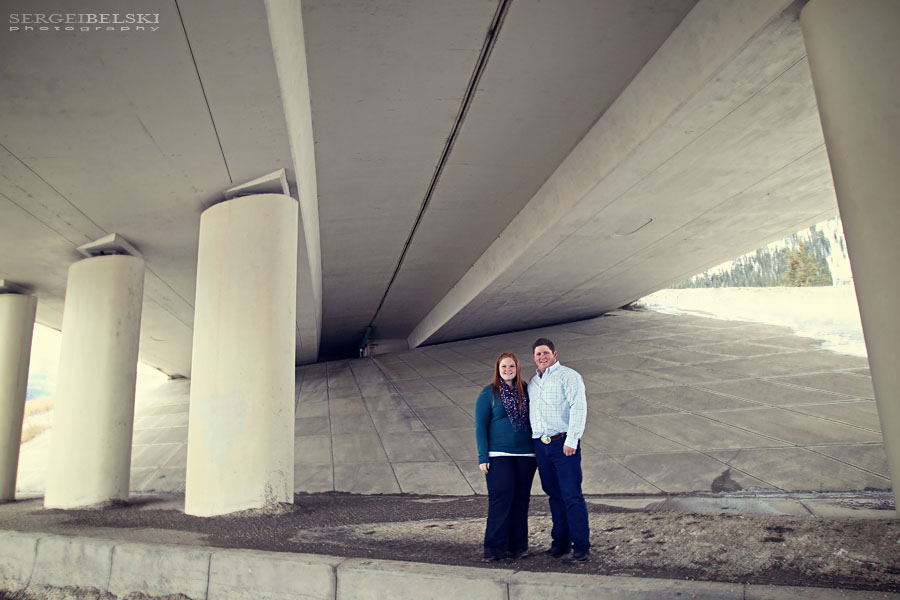 banff engagement photo