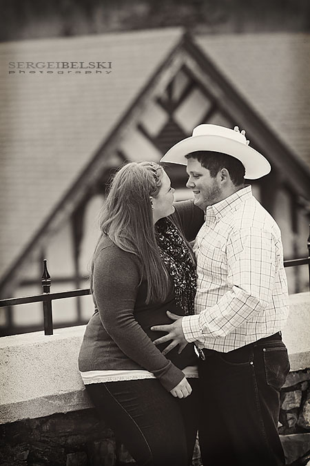 banff engagement photo