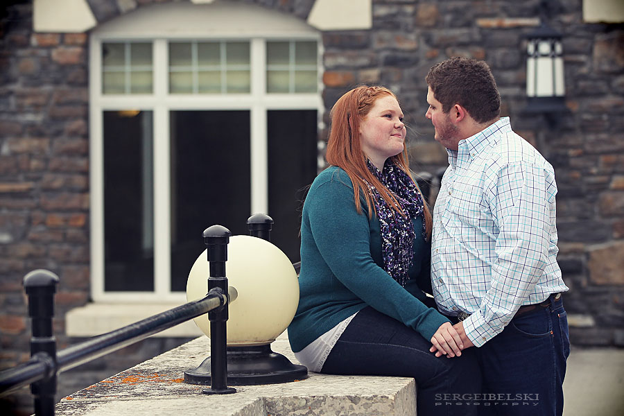 banff engagement photo