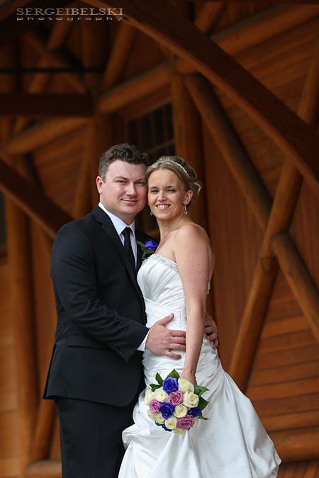banff wedding photo
