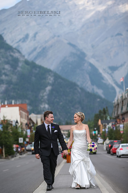 banff wedding photo