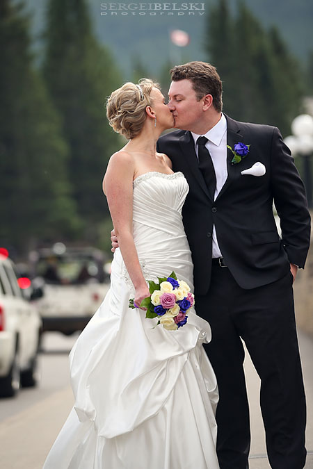 banff wedding photo
