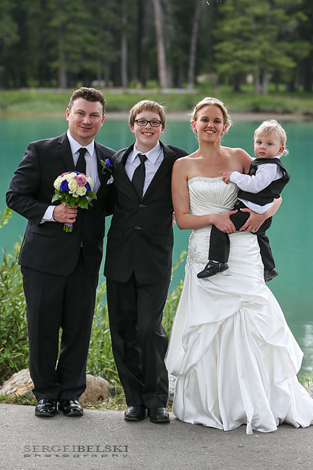banff wedding photo