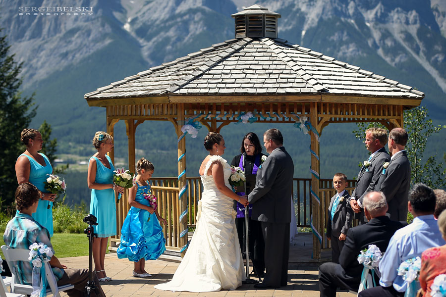 canmore wedding photo
