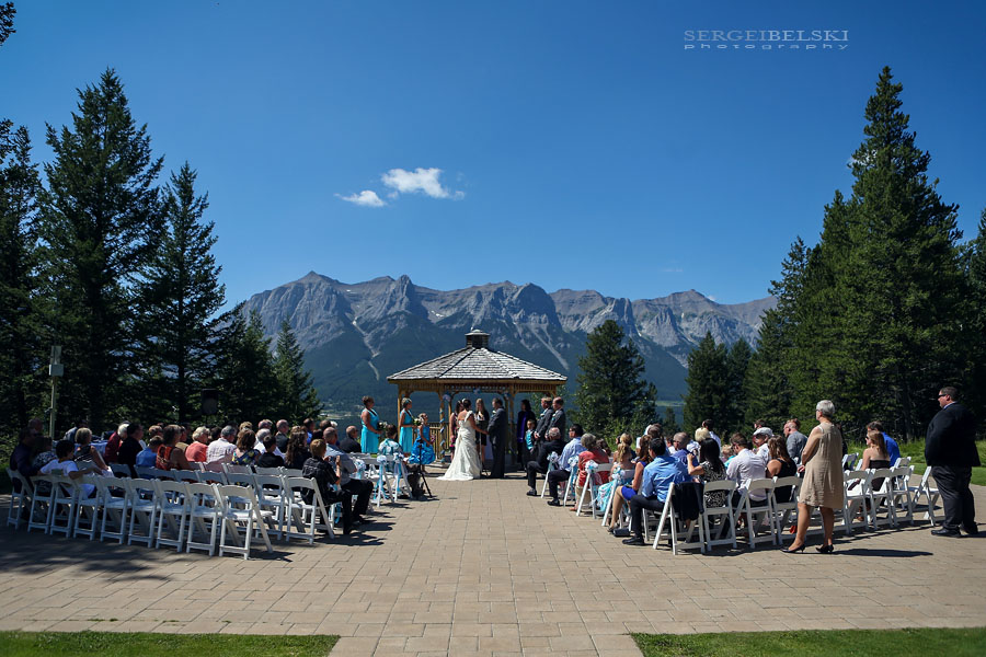 canmore wedding photo