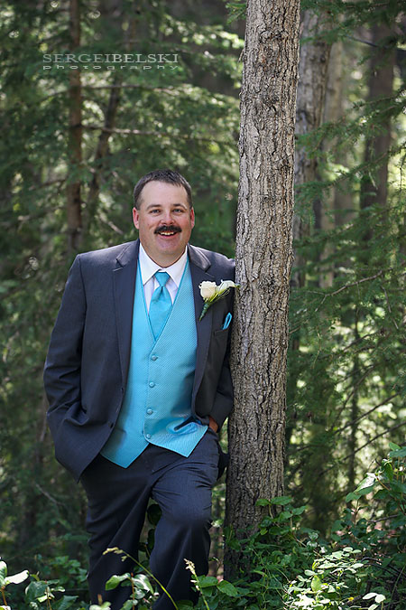 canmore wedding photo