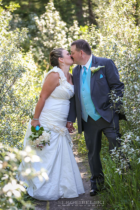 canmore wedding photo