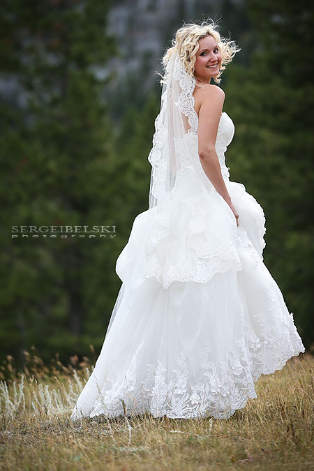 bridal photo shoot banff sergei belski photo