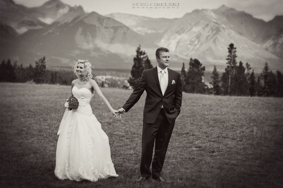 bridal photo shoot banff sergei belski photo