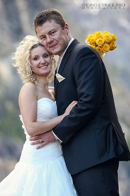 bridal photo shoot banff sergei belski photo