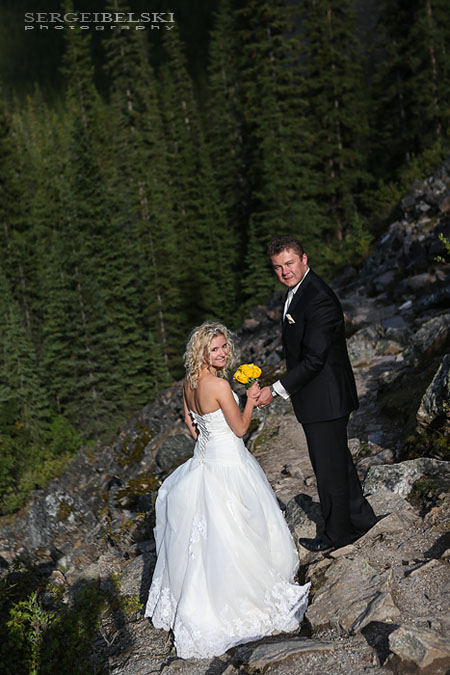 bridal photo shoot banff sergei belski photo