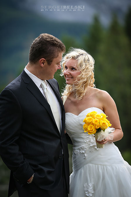 bridal photo shoot banff sergei belski photo