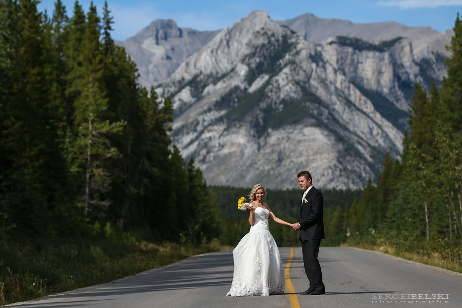 bridal photo shoot banff sergei belski photo