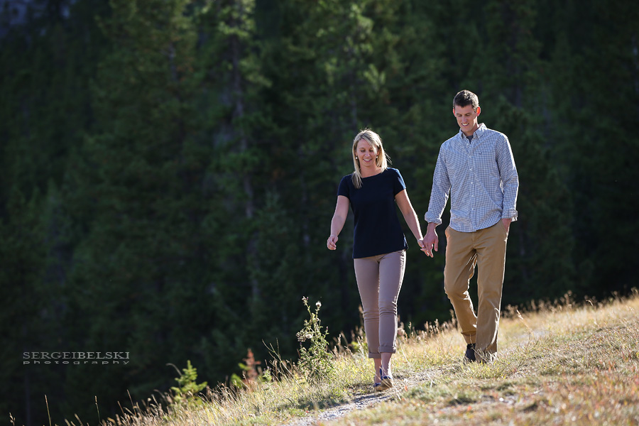 engagement photo shoot banff sergei belski photo