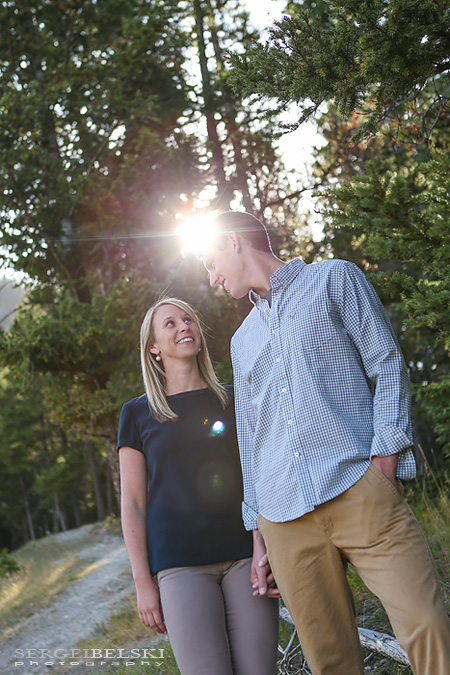 engagement photo shoot banff sergei belski photo