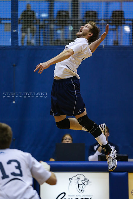 mount royal university volleyball sergei belski photo