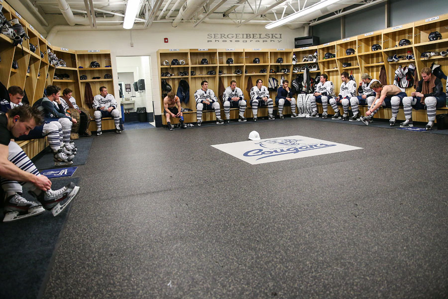 mount royal university hockey sergei belski photo