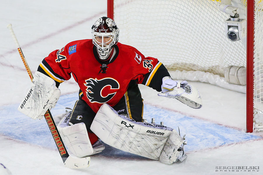 nhl hockey calgary flames vs st. louis blues sergei belski photo